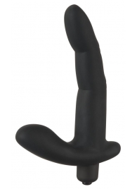 Черный вибромассажер простаты Naughty Finger Prostate Vibe - 13,8 см. - Orion - в Ессентуках купить с доставкой