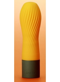 Оранжевый рифленый мини-вибратор IROHA ZEN YUZUCHA - 12,7 см. - Tenga