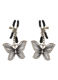 Зажимы на соски с бабочками Butterfly Nipple Clamps - Pipedream - купить с доставкой #SOTBIT_REGIONS_UF_V_REGION_NAME#