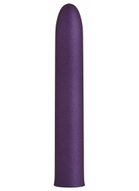 Фиолетовый гладкий вибратор Rocket Man - 14 см. - So divine