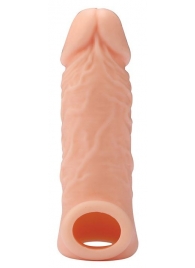 Телесная насадка EXTENDER WITH BALL STRAP 5.5 - 14 см. - Dream Toys - в Ессентуках купить с доставкой