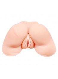 Телесная вибровагина Julie с 2 рабочими отверстиями - Baile - в Ессентуках купить с доставкой