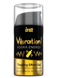 Жидкий интимный гель с эффектом вибрации Vibration! Vodka Energy - 15 мл. - INTT - купить с доставкой в Ессентуках