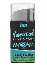 Жидкий интимный гель с эффектом вибрации Vibration! Gin   Tonic - 15 мл. - INTT - купить с доставкой в Ессентуках