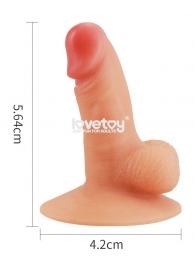 Телесный пенис-сувенир Universal Pecker Stand Holder - Lovetoy - купить с доставкой в Ессентуках