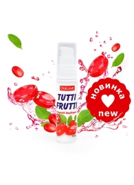 Гель-смазка Tutti-frutti со вкусом барбариса - 30 гр. - Биоритм - купить с доставкой в Ессентуках