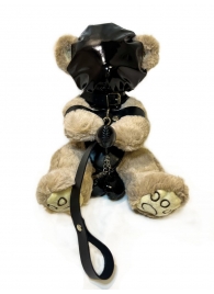 Оригинальный плюшевый мишка в маске и наручниках - БДСМ Арсенал - купить с доставкой в Ессентуках