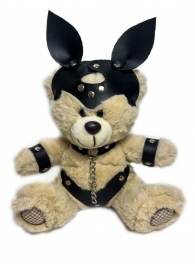 Оригинальный плюшевый мишка в БДСМ костюме с ушками - БДСМ Арсенал - купить с доставкой в Ессентуках