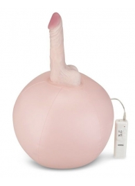 Надувной секс-мяч с реалистичным вибратором - Lux Fetish - купить с доставкой в Ессентуках