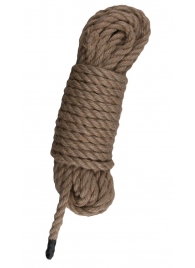 Пеньковая веревка для связывания Hemp Rope - 5 м. - Easy toys - купить с доставкой в Ессентуках