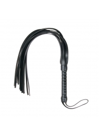 Черный флоггер Flogger Whip - 46 см. - Easy toys - купить с доставкой в Ессентуках