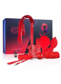 Красный БДСМ-набор Crimson Dream - Secret Pleasure Chest - купить с доставкой в Ессентуках