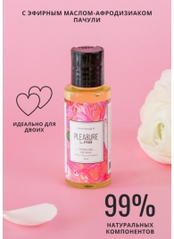 Массажное масло Pleasure Lab Delicate с ароматом пиона и пачули - 50 мл. - Pleasure Lab - купить с доставкой в Ессентуках