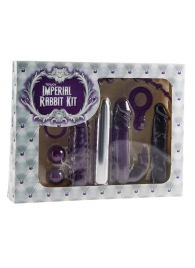 Набор фиолетовых стимуляторов Imperial Rabbit Kit - Toy Joy - купить с доставкой в Ессентуках