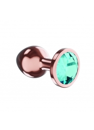Пробка цвета розового золота с малиновым кристаллом Diamond Topaz Shine L - 8,3 см. - Lola Games - купить с доставкой в Ессентуках