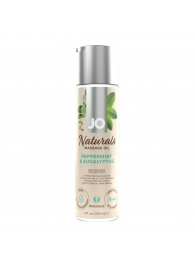 Массажное масло с ароматом перечной мяты и эвкалипта JO Naturals Peppermint   Eucalyptus - 120 мл. - System JO - купить с доставкой в Ессентуках