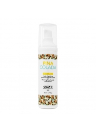 Разогревающее массажное масло с ароматом пина колада Gourmet Pina Colada - 50 мл. - Exsens - купить с доставкой в Ессентуках