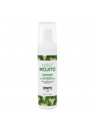 Разогревающее массажное масло с ароматом мохито Gourmet Mint Mojito - 50 мл. - Exsens - купить с доставкой в Ессентуках