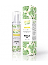 Разогревающее массажное масло Gourmet Spearmint Organic с органическими ингредиентами - 50 мл. - Exsens - купить с доставкой в Ессентуках