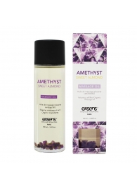 Органическое массажное масло AMETHYST SWEET ALMOND - 100 мл. - Exsens - купить с доставкой в Ессентуках