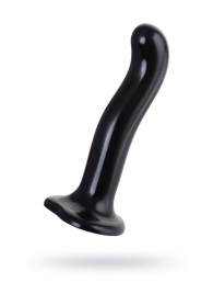 Черный стимулятор для пар P G-Spot Dildo Size L - 19 см. - Strap-on-me - в Ессентуках купить с доставкой