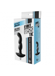 Черная вибропробка для простаты FantASStic Vibrating Prostate Plug - 14,5 см. - Dream Toys - в Ессентуках купить с доставкой