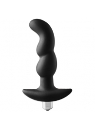 Черная вибропробка для простаты FantASStic Vibrating Prostate Plug - 14,5 см. - Dream Toys - в Ессентуках купить с доставкой