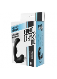 Черный вибромассажер простаты FantASStic Vibrating Prostate Massager - 11,3 см. - Dream Toys - в Ессентуках купить с доставкой