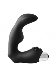 Черный вибромассажер простаты FantASStic Vibrating Prostate Massager - 11,3 см. - Dream Toys - в Ессентуках купить с доставкой