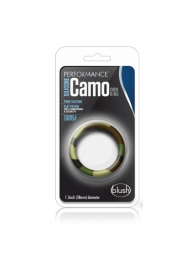 Эрекционное кольцо камуфляжной расцветки Silicone Camo Cock Ring - Blush Novelties - в Ессентуках купить с доставкой