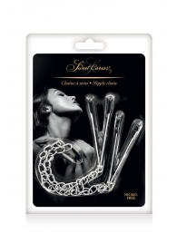 Регулируемые зажимы для сосков Sweet Caress Nipple Chain - Sweet Caress - купить с доставкой в Ессентуках