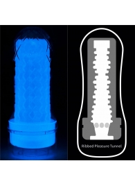 Светящийся в темноте мастурбатор Lumino Play Masturbator Ribbed - Lovetoy - в Ессентуках купить с доставкой