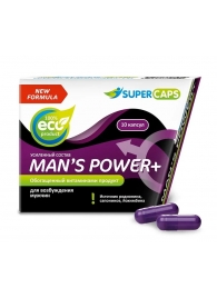 Возбуждающее средство для мужчин Mans Power plus - 10 капсул (0,35 гр.) +1 в подарок - SuperCaps - купить с доставкой в Ессентуках