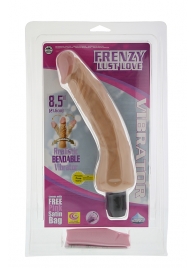 Гнущийся водонепроницаемый вибратор FRENZY LUST LOVE - 21,6 см. - NMC