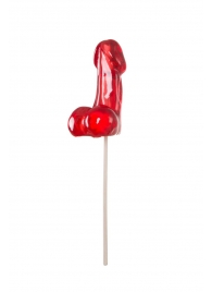 Красный леденец в форме фаллоса со вкусом виски - Sosuчki - купить с доставкой в Ессентуках
