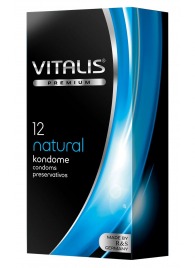 Классические презервативы VITALIS PREMIUM natural - 12 шт. - Vitalis - купить с доставкой в Ессентуках