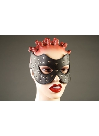 Чёрная маска с клёпками - Подиум - купить с доставкой в Ессентуках