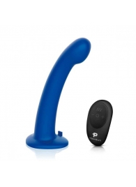 Синяя насадка Remote Control P-Spot G-Spot с черными трусиками - 20 см. - Pegasus - купить с доставкой в Ессентуках