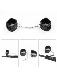 БДСМ-набор Deluxe Bondage Kit: маска, вибратор, наручники, плётка - Lovetoy - купить с доставкой в Ессентуках