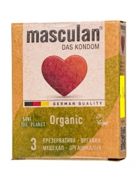 Экологически чистые презервативы Masculan Organic - 3 шт. - Masculan - купить с доставкой в Ессентуках