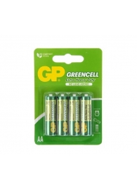 Батарейки солевые GP GreenCell AA/R6G - 4 шт. - Элементы питания - купить с доставкой в Ессентуках