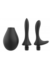 Черный анальный душ Nexus Anal Douche Set с 2 сменными насадками - Nexus Range - купить с доставкой в Ессентуках