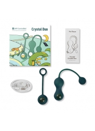 Изумрудные вагинальные шарики Magic Motion Crystal Duo Smart Kegel Vibrator with Weight Set - Magic Motion