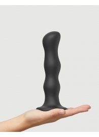 Черная насадка Strap-On-Me Dildo Geisha Balls size XL - Strap-on-me - купить с доставкой в Ессентуках