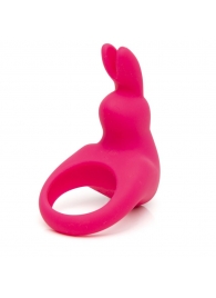 Розовое эрекционное виброкольцо Happy Rabbit Rechargeable Rabbit Cock Ring - Happy Rabbit - в Ессентуках купить с доставкой