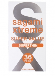 Ультратонкие презервативы Sagami Xtreme Superthin - 36 шт. - Sagami - купить с доставкой в Ессентуках