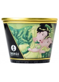 Массажная свеча Exotic Green Tea с ароматом зелёного чая - 170 мл. - Shunga - купить с доставкой в Ессентуках