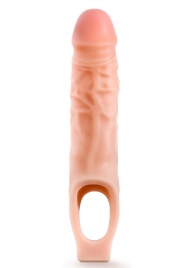 Телесная насадка на пенис 9 Inch Cock Sheath Extender - 22,2 см. - Blush Novelties - в Ессентуках купить с доставкой