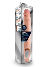 Телесная насадка на пенис 11.5 Inch Cock Sheath Penis Extender - 29,2 см. - Blush Novelties - в Ессентуках купить с доставкой