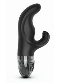 Черный вибратор-кролик с электростимуляцией Hop Hop Bob - 16 см. - MyStim - купить с доставкой в Ессентуках